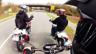 GoPro mix April 13  driving Gilera SMT 50  Husky TESMS4 [upl. by Llenet]