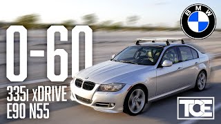 060 Test  BMW 335i xDrive E90E93 N55 [upl. by Myra874]