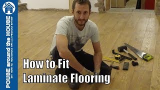 How to install laminate flooring Laminate floor installation made easy for DIY beginners [upl. by Lattie841]