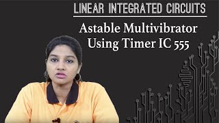 Lec64 Astable Multivibrator using 555 Timer Basics Circuit Working Waveforms  OpAmp  Hindi [upl. by Mel]