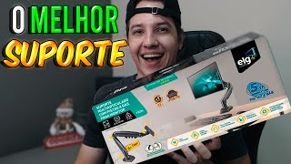 Melhor SUPORTE para MONITOR  Bom e Barato  ELG F80N [upl. by Seligman]