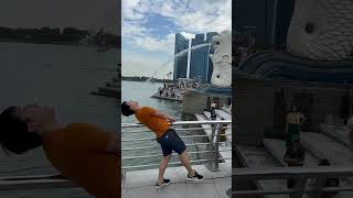 Exploring Merlion Singapore Iconic Merlion Experience shortvideo shortvideo merlionsingapore [upl. by Aubert]