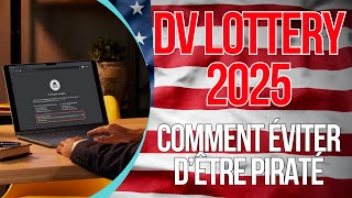 Dv lottery 2025  Comment Verifier Son Résultat Discrètement Dans Un Cyber [upl. by Aneehsit]