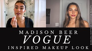 MADISON BEER VOGUE INSPIRED MAKEUP LOOK MARLENA HOFFMAN [upl. by Llerrod]