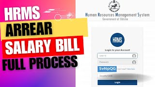 ARREAR SALARY HRMS ODISHA WITH DSC FULL PROCESS [upl. by Leber]