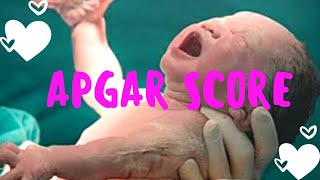 APGAR Score  Immediate Assessment Of Newborn  Initial Newborn Assessment With Example [upl. by Anwahsar14]