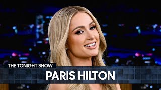 Paris Hilton on Her Song with Steve Aoki and Her SiaProduced Album  The Tonight Show [upl. by Harlin897]