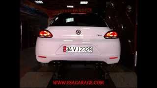 Volkswagen Scirocco 14 Tsi Egzoz Sesi [upl. by Flessel]