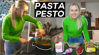 DIT IS HOE IK PASTA PESTO MAAK😍 [upl. by Jacquette]