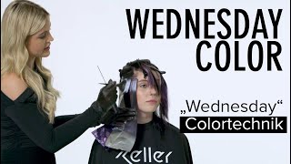 ON aiR Colorationstechnik Wednesday Shady Hair Color [upl. by Bonnee]