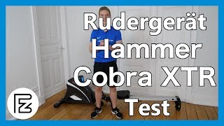 Hammer Rudergerät Cobra XTR im Test  mittlere Preisklasse [upl. by Nuj]