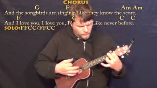 Songbird Fleetwood Mac Ukulele Cover Lesson in C with ChordsLyrics [upl. by Llyrad]