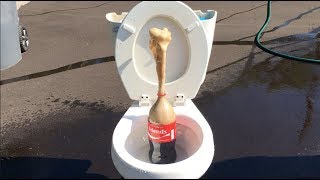 Will it Flush  Coca Cola and Mentos 2 [upl. by Hanselka]