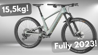 EBIKE 2023 Scott Lumen Eride TQ 2023 Fully EMTB Mountainbike Das leichteste EBike Fully der Welt [upl. by Nerraw]