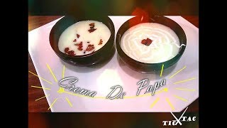 Crema de Papa con Tocino  Facil de Hacer [upl. by Franza]