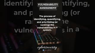 VULNERABILITY ASSESSMENT Cybersecurity TechEducation onlinelearning definitions shorts [upl. by Ranite220]