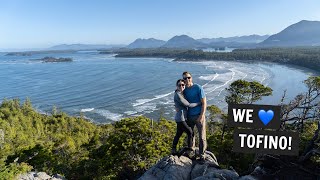 We LOVE Tofino Vancouver Island  Pacific Rim National Park Plane CRASH hike Cox Bay amp FOOD [upl. by Kampmeier638]