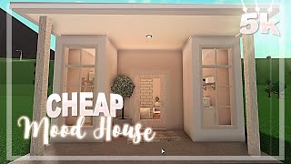 BLOXBURG Cheap Mood house 5k  House build [upl. by Ruffin]