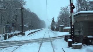 S1 Wiesbaden  Frankfurt HT im Schnee [upl. by Miahc]