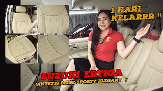 Suzuki Ertiga Sintetis Beige Sporty Elegant ⁉️ classic 1 interior [upl. by Meunier]