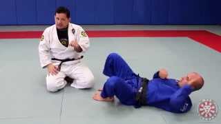 Armbar Escape from Guard Saulo Ribeiro  BJJLibrarycom [upl. by Niai]