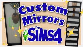 Turn Windows into Custom Mirrors  Sims 4 Build Tips Tricks and Hacks Shorts [upl. by Allin]