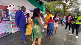 Jane muthoni entrance at Ndumberi stadium [upl. by Atiuqcir225]