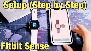 Fitbit Sense How to Setup Step by Step [upl. by Lear]