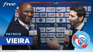 PSGStrasbourg  P Vieira  quotIl faut laisser le temps aux joueursquot  BORDTERRAIN [upl. by Annert]