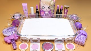 Color Series Season3 Mixing quotLavenderquot MakeupPartsslime Into White Slime quotLavenderslimequot [upl. by Llehcar]