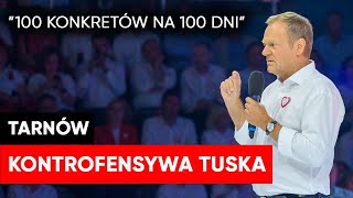 Rewolucja w pensjach i emeryturach Tusk przedstawił plan  Konwencja programowa KO w Tarnowie [upl. by Carr297]