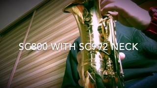 Yanagisawa curved soprano sax sc 800 with sc992 neck [upl. by Vigen]