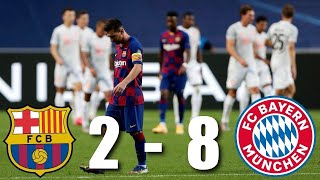 Barcelona vs Bayern Munich  Champions League Quarterfinal Highlights  UCL on CBS Sports [upl. by Hcurab]