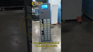 Standing 30bits intelligent key cabinet intelligent key management system keylocker [upl. by Ilajna]