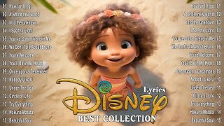 Walt Disney Songs Collection with Lyrics 2024 🛕 The Most Romantic Disney Songs  Disney Soundtracks [upl. by Yedsnil]