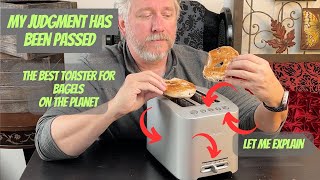 The best toaster for Bagels Period Cut the check The Breville 2 slice smart toaster BTA820XL [upl. by Corina758]