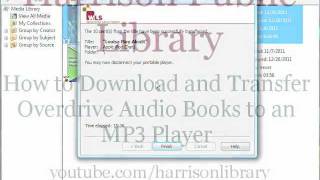 Download and Transfer Overdrive Audio Books [upl. by Aindrea]