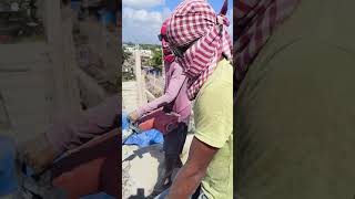 Concrete water tank demolition use 11kg demolition hamara machine [upl. by Fatima]