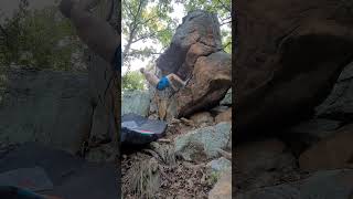 Some Disassembly Required V3 FA Onsight Two Rivers Trail OK bouldering climbing [upl. by Braswell]