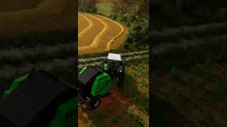 Making 180cm ROUND BALES with Deutz Fahr Varimaster  Osada  Farming Simulator 22 [upl. by Salisbury]