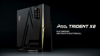 MEG Trident X2  Play Unbound  AI Gaming Desktop Computer  Intel 14th Gen  MSI [upl. by Leynad]