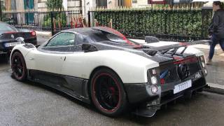 Pagani Zonda Cinque STARTUP  ENGINE SOUND [upl. by Montagu332]