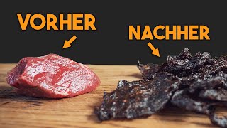 BEEF JERKY selber machen  Eignet sich auch RINDERFILET 🧐 [upl. by Arihsa770]