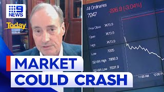 US economist predicting a major market crash for 2024  9 News Australia [upl. by Drahnreb11]