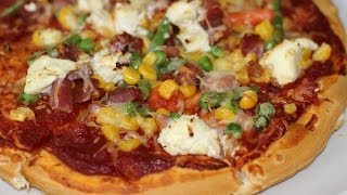 How to make Pizza Nigerian Food  Nigeria Cuisine [upl. by Cirone]