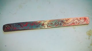 Mokume Gane  Making of a Ring  Part 1 [upl. by Rudman958]