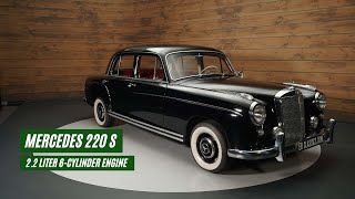 MercedesBenz 220S Ponton  Restored  1958 VIDEO wwwERclassicscom [upl. by Lahey]