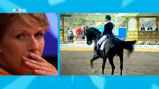 Emotional Anky van Grunsven looks at her performance  London 2012 Olympics [upl. by Allehcim92]