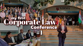 Attending First Corporate Law Conference  Conference on Corporate Law and Finance  Ananta Vyas [upl. by Idnat]