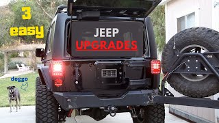 3 Easy Upgrades for the Jeep Wrangler Anyone Can Do [upl. by Madelin667]